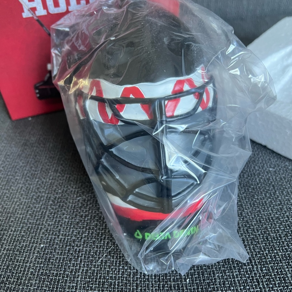 Chicago Blackhawks toothbrush holder goalie helmet